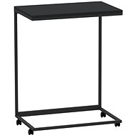 SHUMEE with wheels black 55×35×70 cm - Side Table