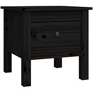 SHUMEE black 40 × 40 × 39 cm solid pine - Side Table