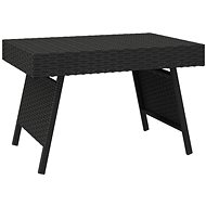 SHUMEE black 60 × 40 × 38 cm polyrattan - Side Table