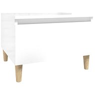 SHUMEE white high gloss 50 × 46 × 35 cm - Side Table
