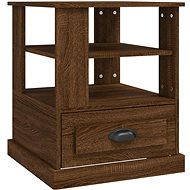 SHUMEE brown oak 50 × 50 × 60 cm - Side Table