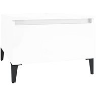 SHUMEE white high gloss 50 × 46 × 35 cm - Side Table