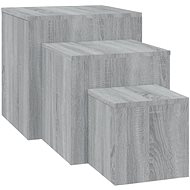 SHUMEE 3 pcs sonoma grey - Side Table