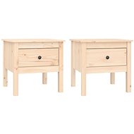 SHUMEE 2 pcs 50 × 50 × 49 cm solid pine - Side Table