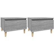 SHUMEE 2 pcs sonoma grey 50 × 46 × 35 cm - Side Table
