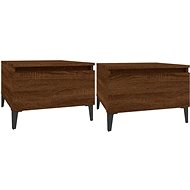 SHUMEE 2 pcs brown oak 50 × 46 × 35 cm - Side Table
