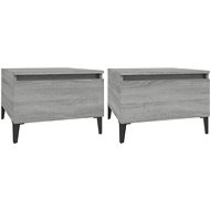 SHUMEE 2 pcs sonoma grey 50 × 46 × 35 cm - Side Table