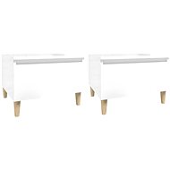 SHUMEE 2 pcs glossy white 50 × 46 × 35 cm - Side Table