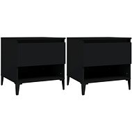 SHUMEE 2 pcs black 50 × 46 × 50 cm - Side Table