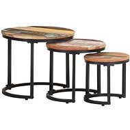 SHUMEE 3 pcs solid recycled wood - Side Table