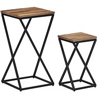 SHUMEE 2 pcs solid recycled teak - Side Table