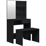 Shumee Dressing table set black 74,5 × 40 × 141 cm - Dressing Table