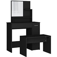 Shumee Dressing table set black 86,5 × 35 × 136 cm - Dressing Table