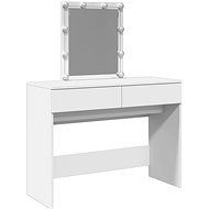 Shumee Dressing table with LED white 100 × 40 × 130 cm, 848192 - Dressing Table