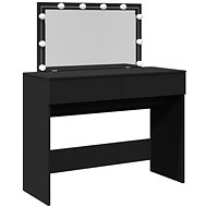 Shumee Dressing table with LED black 100 × 40 × 120 cm - Dressing Table