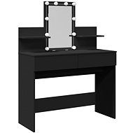 Shumee Dressing table with LED black 100 × 40 × 130 cm, 848200 - Dressing Table