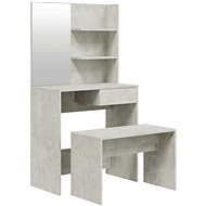 Shumee Dressing table set concrete grey 74,5 × 40 × 141 cm - Dressing Table