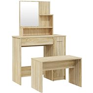 Shumee Dressing table set oak sonoma 86,5 × 35 × 136 cm - Dressing Table