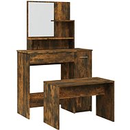Shumee Dressing table set smoked oak 86,5 × 35 × 136 cm - Dressing Table