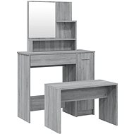 Shumee Dressing table set sonoma grey 86,5 × 35 × 136 cm - Dressing Table
