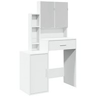 Shumee Dressing table with cabinet white 80 × 35 × 132 cm - Dressing Table