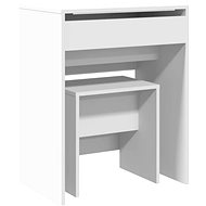 Shumee Dressing table with stool white 60 × 40 × 113,5 cm - Dressing Table