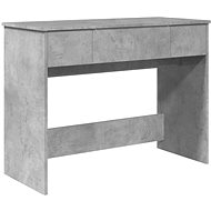 Shumee Dressing table with mirror concrete grey 100 × 45 × 76 cm - Dressing Table