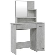 Shumee Dressing table with mirror concrete grey 86,5 × 35 × 136 cm - Dressing Table
