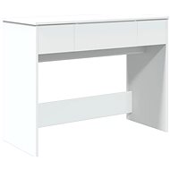 Shumee Dressing table with mirror white 100 × 45 × 76 cm - Dressing Table