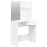 Shumee Dressing table with mirror white 74,5 × 40 × 141 cm - Dressing Table