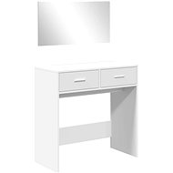 Shumee Dressing table with mirror white 80 × 39 × 80 cm - Dressing Table