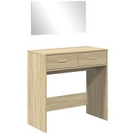 Shumee Dressing table with mirror oak sonoma 80 × 39 × 80 cm - Dressing Table