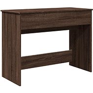 Shumee Dressing table with mirror brown oak 100 × 45 × 76 cm - Dressing Table