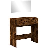 Shumee Dressing table with mirror smoked oak 80 × 39 × 80 cm - Dressing Table