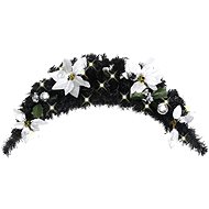 Shumee Christmas arch with LED lights black 90 cm PVC - Christmas Lights