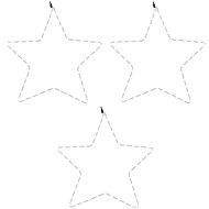 Shumee Christmas Stars with 48 warm white LEDs 3 pcs, 56 cm - Christmas Lights