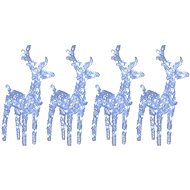Shumee Christmas Reindeer 4 pcs, 160 cold white LEDs acrylic - Christmas Lights