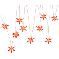 Shumee Christmas stars with LED 10 pcs, red 10 cm - Christmas Lights
