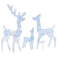Shumee Christmas decoration acrylic reindeer family 300 LED blue - Christmas Lights