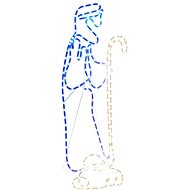 Shumee Christmas silhouette of shepherd and lamb with 168 LEDs 102,5 × 35 cm - Christmas Lights