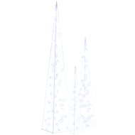 Shumee acrylic LED light cone set blue 60/90/120 cm - Christmas Lights