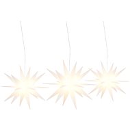 Shumee Christmas Stars with LED 3 pcs, foldable white - Christmas Lights