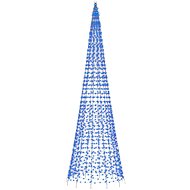 Shumee Christmas tree on pole 1 534 blue LEDs 500 cm - Christmas Lights