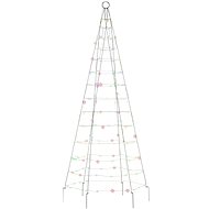 Shumee Christmas tree on pole 200 colour LEDs, 180 cm - Christmas Lights