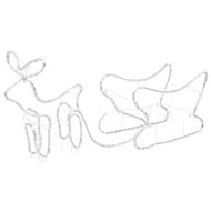 Shumee Christmas decoration reindeer and sleigh outdoor 252 LEDs, 329810 - Christmas Lights