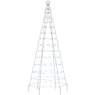 Shumee Christmas tree on pole 200 blue LEDs, 180 cm - Christmas Lights