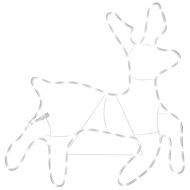 Shumee Christmas reindeer with warm white LEDs 57 × 55 × 4.5 cm - Christmas Lights