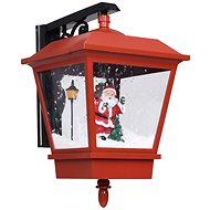 Shumee Christmas hanging lamp LED lights and santa red 40 × 27 × 45 cm - Light Chain