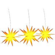 Shumee Christmas Stars with LED 3 pcs, foldable yellow - Christmas Lights