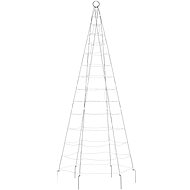 Shumee Christmas tree on pole 200 cold white LEDs 180 cm - Christmas Lights